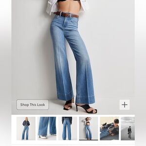 J Crew Wide Leg Trouser Jean